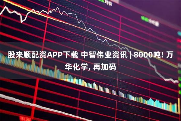 股来顺配资APP下载 中智伟业资讯 | 8000吨! 万华化学, 再加码
